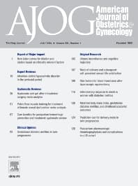 American Journal of Obstetrics & Gynecology