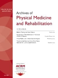 Archives of Physical Medicine and Rehabilitation