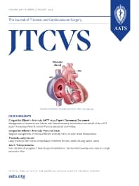 The Journal of Thoracic and Cardiovascular Surgery