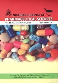 Nigerian Journal of Pharmaceutical Sciences