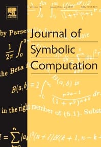 Journal of Symbolic Computation