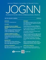 Journal of Obstetric, Gynecologic & Neonatal Nursing