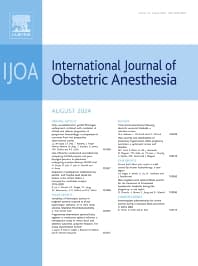 International Journal of Obstetric Anesthesia