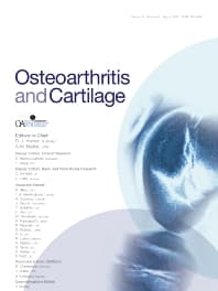 Osteoarthritis and Cartilage