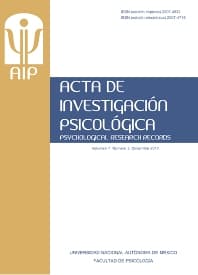 Acta de Investigación Psicológica