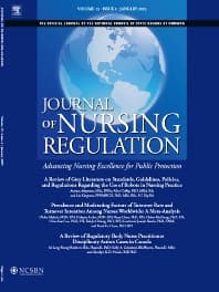 Image - Journal of Nursing Regulation