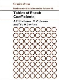 Tables of Racah Coefficients
