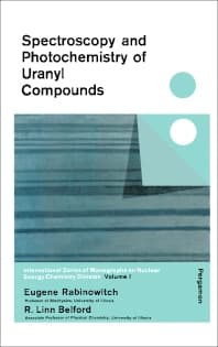 Spectroscopy and Photochemistry of Uranyl Compounds