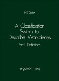 A Classification System to Describe Workpieces
