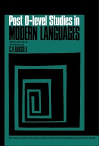 Post-O-Level Studies in Modern Languages