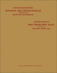 Spectroscopic Data Relative to Diatomic Molecules