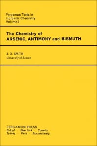 The Chemistry of Arsenic, Antimony and Bismuth