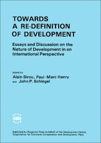 Towards a Re-Definition of Development