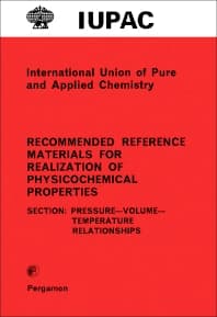 Recommended Reference Materials for Realization of Physicochemical Properties