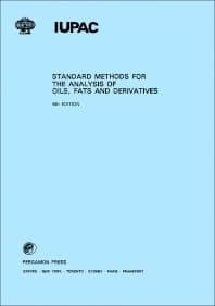 Standard Methods for the Analysis of Oils, Fats and Derivatives