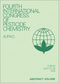 Advances in Pesticide Science