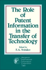 The Role of Patent Information in the Transfer of Technology
