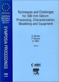 Techniques and Challenges for 300 mm Silicon: Processing, Characterization, Modelling and Equipment