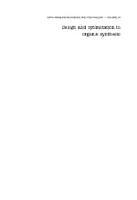 Design and Optimization in Organic Synthesis