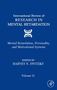 International Review of Research in Mental Retardation