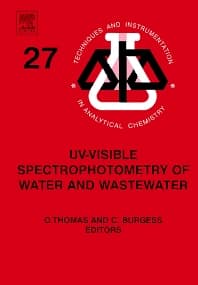 UV-visible Spectrophotometry of Water and Wastewater