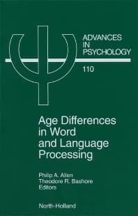 Age Differences in Word and Language Processing