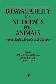 Bioavailability of Nutrients for Animals