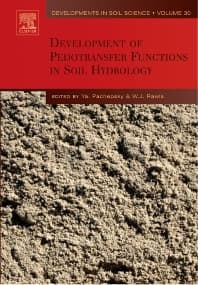 Development of Pedotransfer Functions in Soil Hydrology