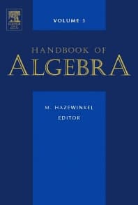 Handbook of Algebra