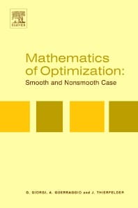 Mathematics of Optimization: Smooth and Nonsmooth Case