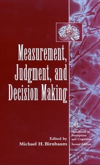 Measurement, Judgment, and Decision Making