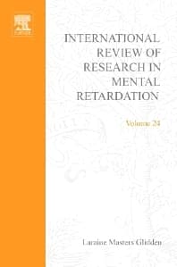 International Review of Research in Mental Retardation