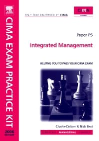 CIMA Exam Practice Kit Integrated Management