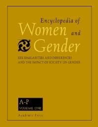 Encyclopedia of Women and Gender, Two-Volume Set