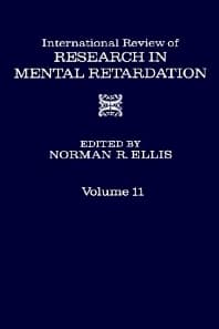 International Review of Research in Mental Retardation