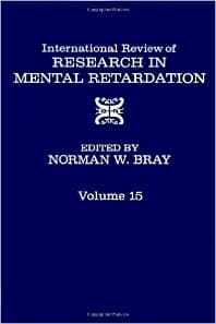 International Review of Research in Mental Retardation