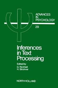 Inferences in Text Processing