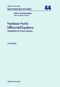 Nonlinear Partial Differential Equations