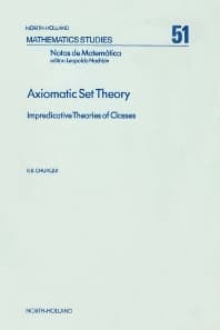 Axiomatic Set Theory