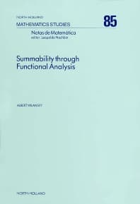 Summability Through Functional Analysis
