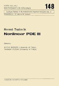 Recent Topics in Nonlinear PDE III