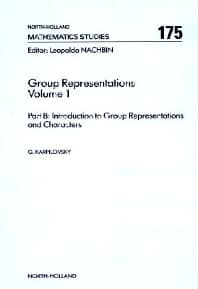 Group Representations Volume 1 Part B