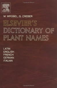 Elsevier's Dictionary of Plant Names