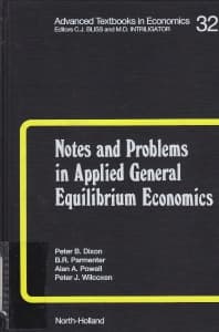 Notes and Problems in Applied General Equilibrium Economics