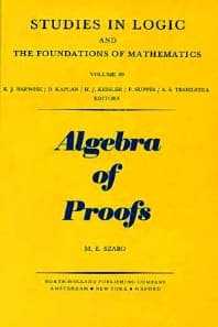 Algebra of Proofs