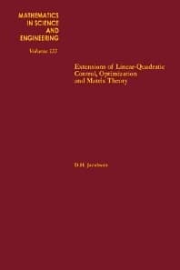 Extensions of Linear-Quadratic Control, Optimization and Matrix Theory