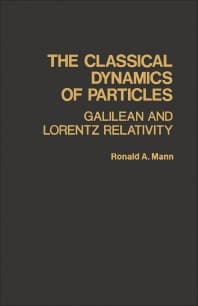 The Classical Dynamics of Particles