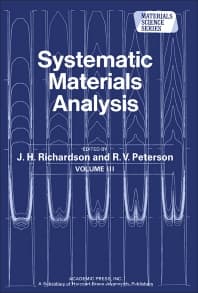 Systematic Materials Analysis