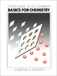 Study Guide to Accompany Basics for Chemistry