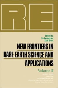 New Frontiers in Rare Earth Science and Applications